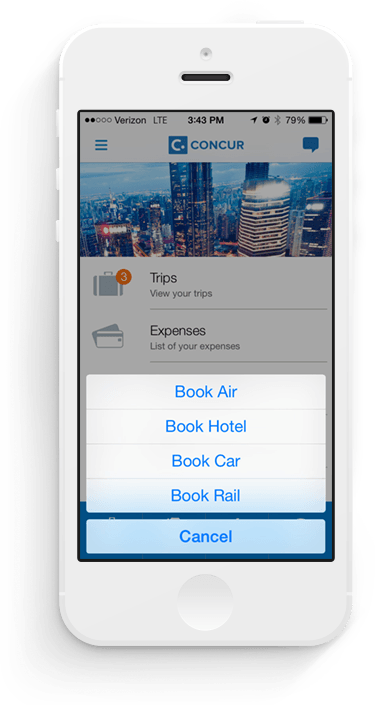 Apextech partner Concur travel booking